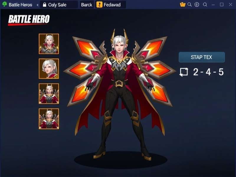 Battle Hero Character Customization